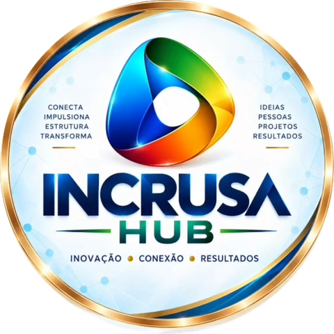 Logo da Incrusa Hub: Inovação, Conexão, Resultados